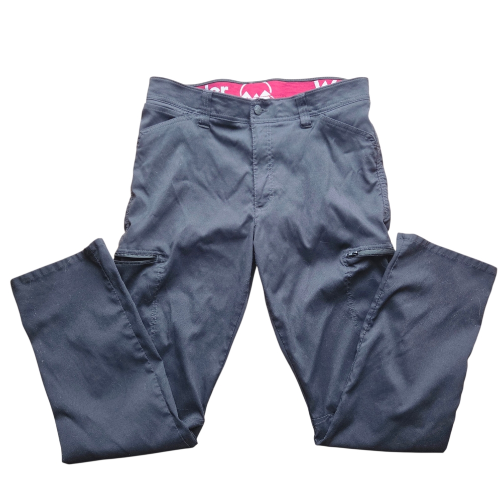 Wrangler Grey Black Cargo Pants Size 33x30
